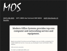 Tablet Screenshot of modernoffice.com